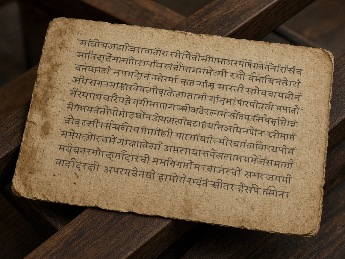 संस्कृत पांडुलिपि